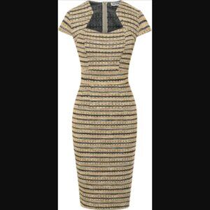 Grace Karin Black and Gold Mini Dress